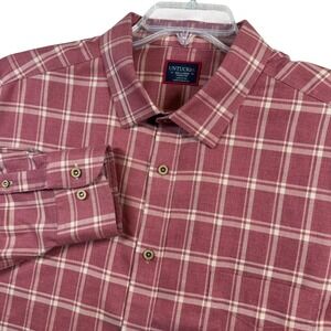 UNTUCKit Colson WF Men's XXL Wrinkle Free Plaid Long Sleeve Button Down Shirt